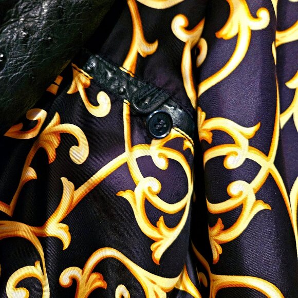 Bernini of Italy FULL Quill OSTRICH Bomber Style Jacket - Picture 8 of 11